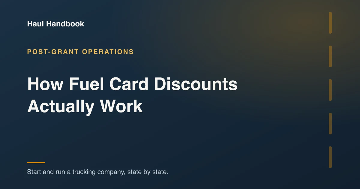 Cover image: how fuel card discount pricing works at the pump